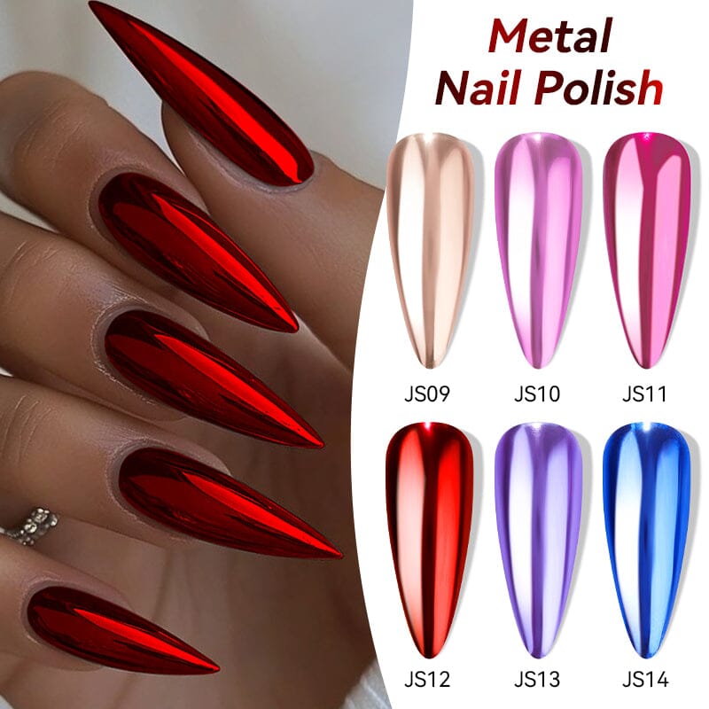 Metal Nail Polish JS12 7ml Nail Polish LILYCUTE 