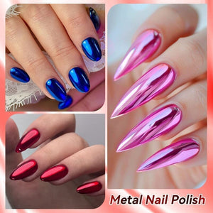 Metal Nail Polish JS10 7ml Nail Polish LILYCUTE 