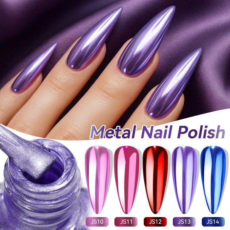 Metal Nail Polish JS13 7ml Nail Polish LILYCUTE 
