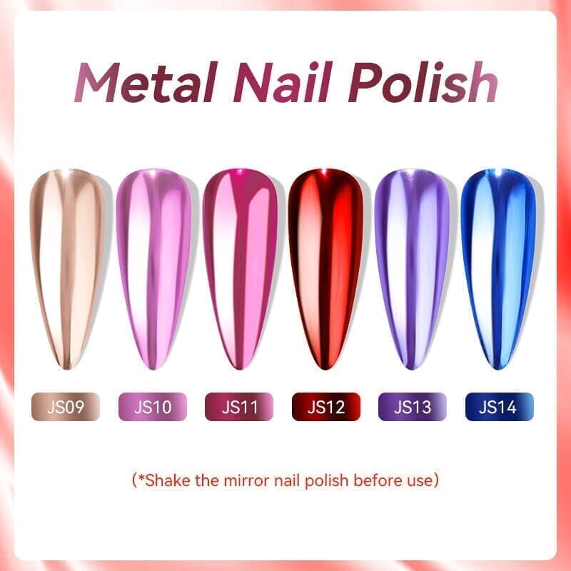 Metal Nail Polish JS10 7ml Nail Polish LILYCUTE 