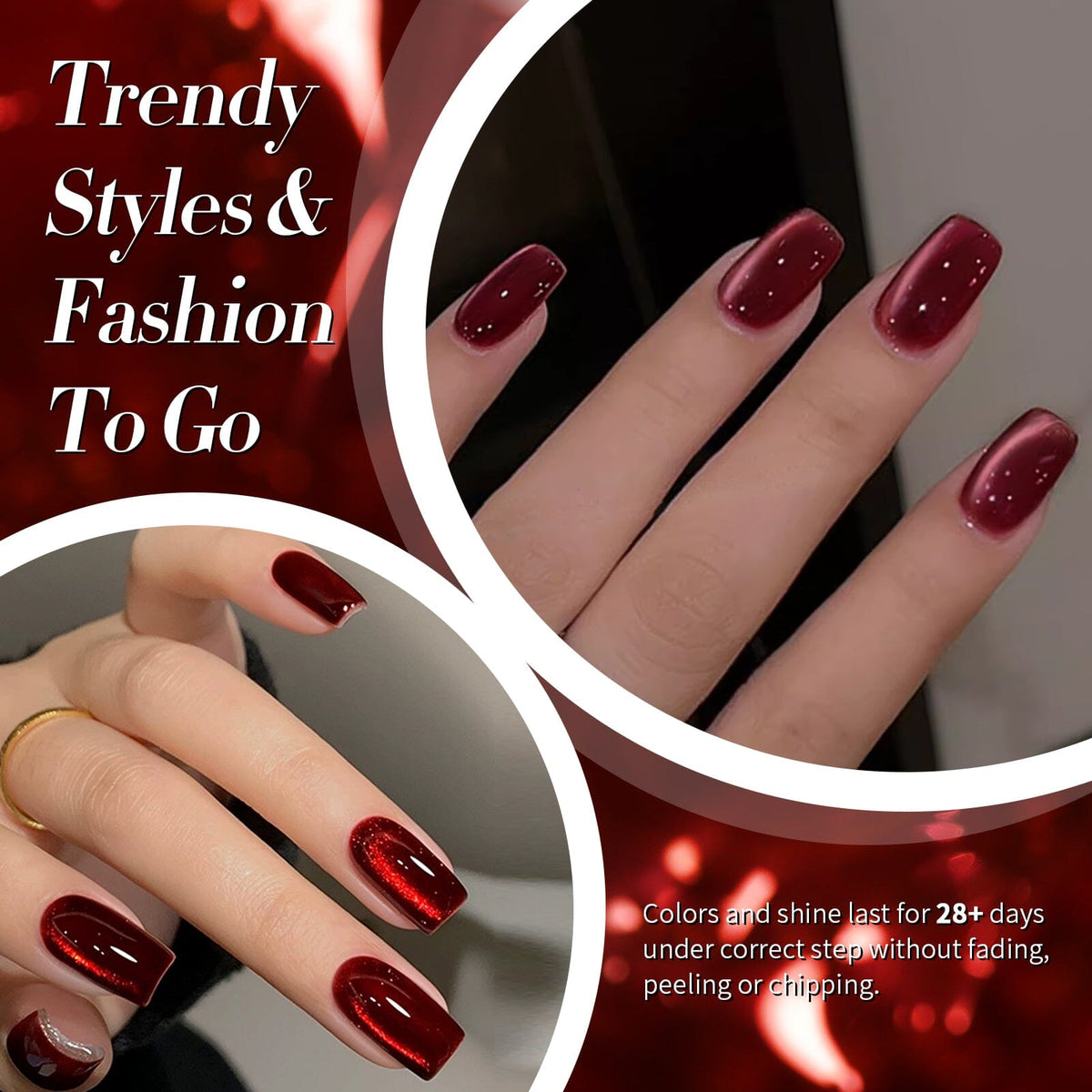 6 Colors Cat Magnetic Gel M30 Good Luck 7ml Gel Nail Polish BORN PRETTY 