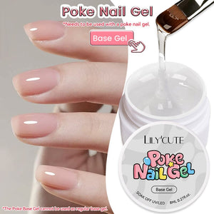Poke Base Gel 8ml Gel Nail Polish LILYCUTE 