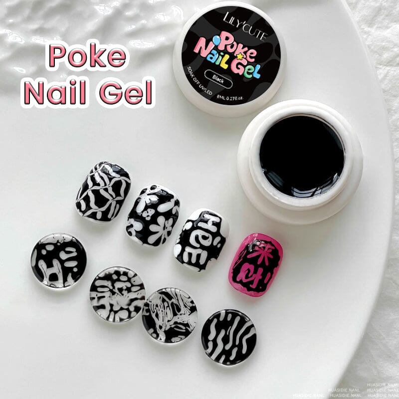 Poke Base Gel 8ml Gel Nail Polish LILYCUTE 