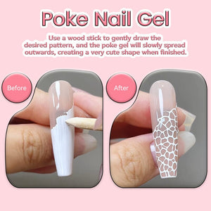 Poke Base Gel 8ml Gel Nail Polish LILYCUTE 