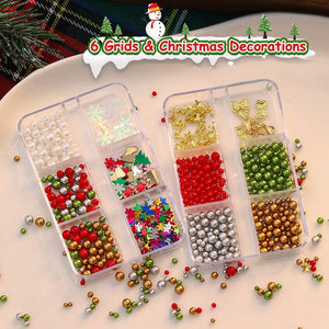 1 Box Christmas Nail Decorations YH389-01 Nail Art No Brand 