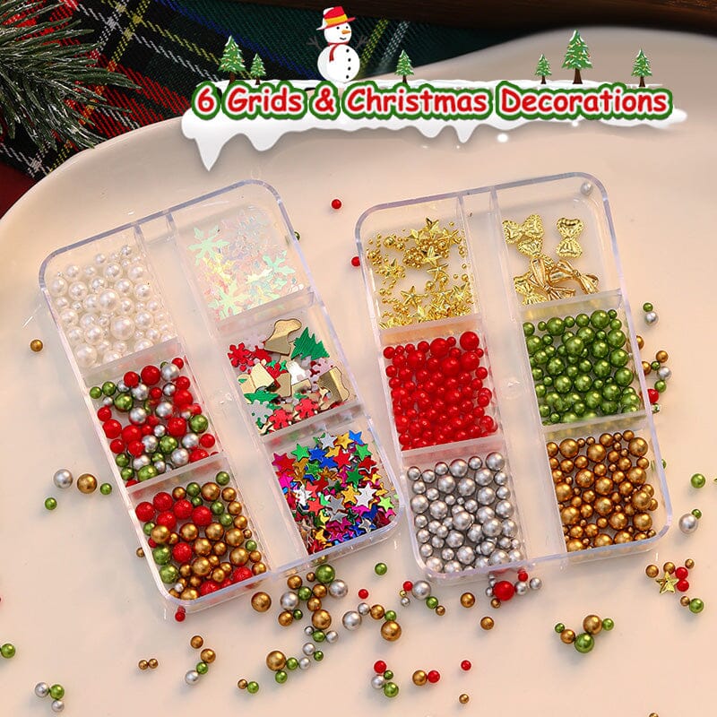 1 Box Christmas Nail Decorations YH389-01 Nail Art No Brand 
