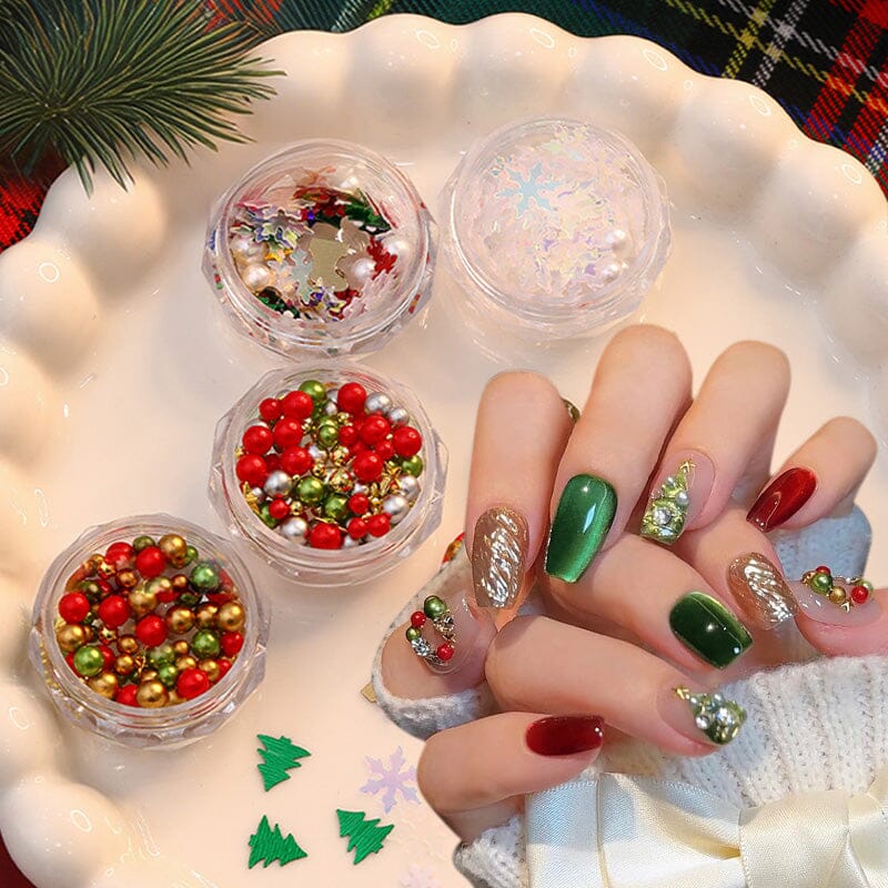 1 Box Christmas Nail Decorations YH389-01 Nail Art No Brand 