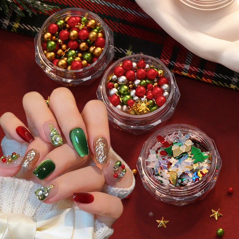 1 Box Christmas Nail Decorations YH389-03 Nail Art No Brand 