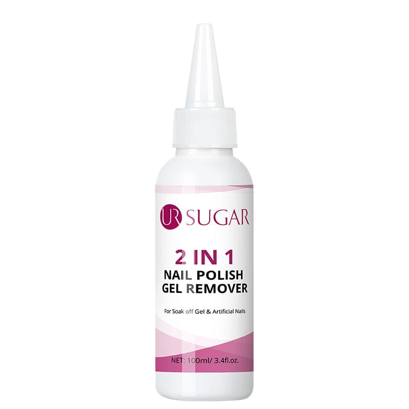 2 in 1 Nail Polish Gel Remover 100ml Nail Care UR SUGAR 