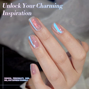 Colored Cat Magnetic Gel MY241 Arctic Blue 10ml HEMA/TPO FREE Gel Nail Polish BORN PRETTY 