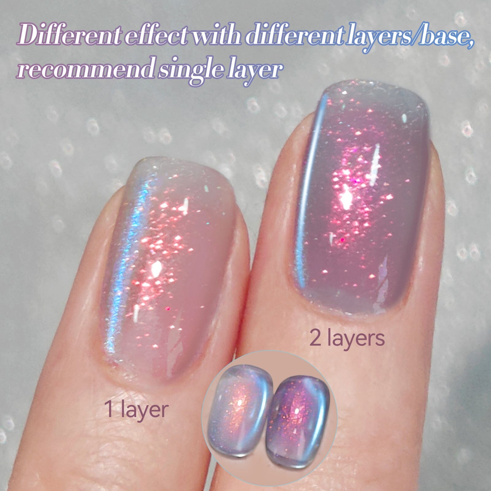 Colored Cat Magnetic Gel MY241 Arctic Blue 15ml HEMA/TPO FREE Gel Nail Polish BORN PRETTY 