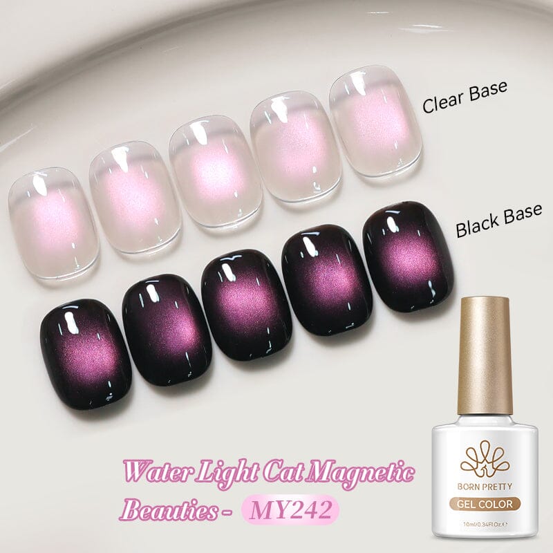 Water Light Cat Magnetic Gel MY242 Beauties 10ml Gel Nail Polish BORN PRETTY 