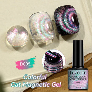Colorful Cat Magnetic Gel DC05 7ml Gel Nail Polish LILYCUTE 