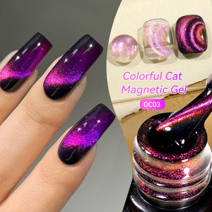 Colorful Cat Magnetic Gel DC03 7ml Gel Nail Polish LILYCUTE 