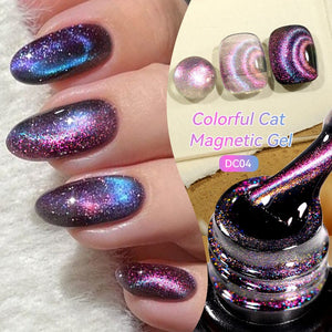 Colorful Cat Magnetic Gel DC04 7ml Gel Nail Polish LILYCUTE 