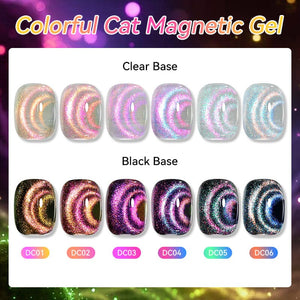 Colorful Cat Magnetic Gel DC01 7ml Gel Nail Polish LILYCUTE 