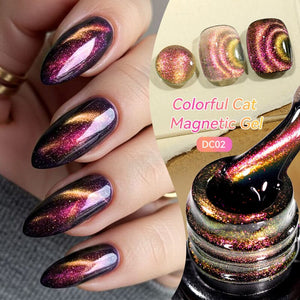Colorful Cat Magnetic Gel DC05 7ml Gel Nail Polish LILYCUTE 