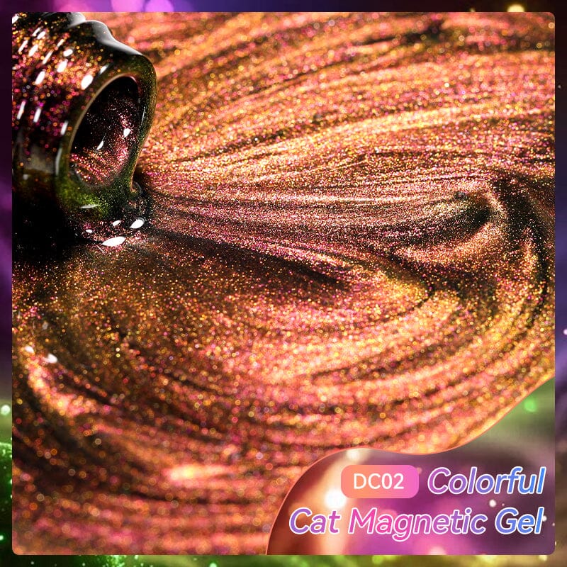 Colorful Cat Magnetic Gel DC01 7ml Gel Nail Polish LILYCUTE 