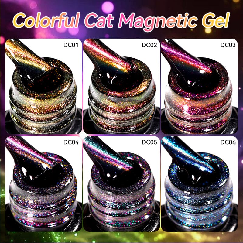 Colorful Cat Magnetic Gel DC06 7ml Gel Nail Polish LILYCUTE 