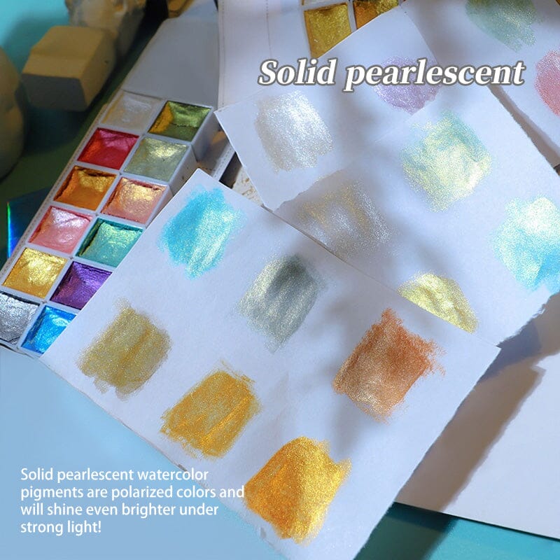 60 Colors Pearl Watercolor Pigment Nail Art No Brand 