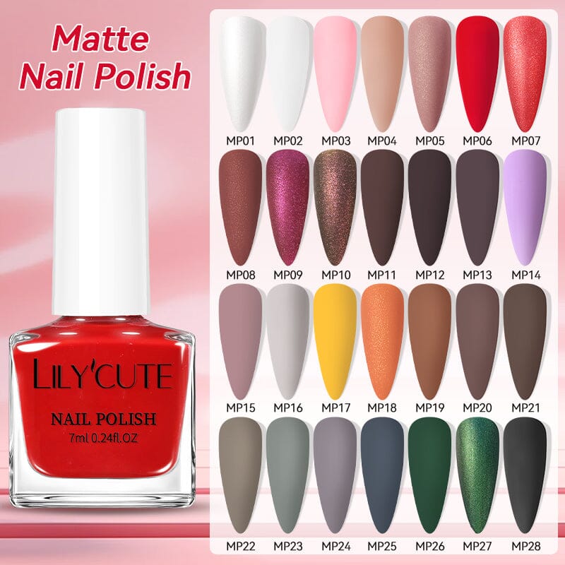 Matte Nail Polish 7ml Nail Polish LILYCUTE 