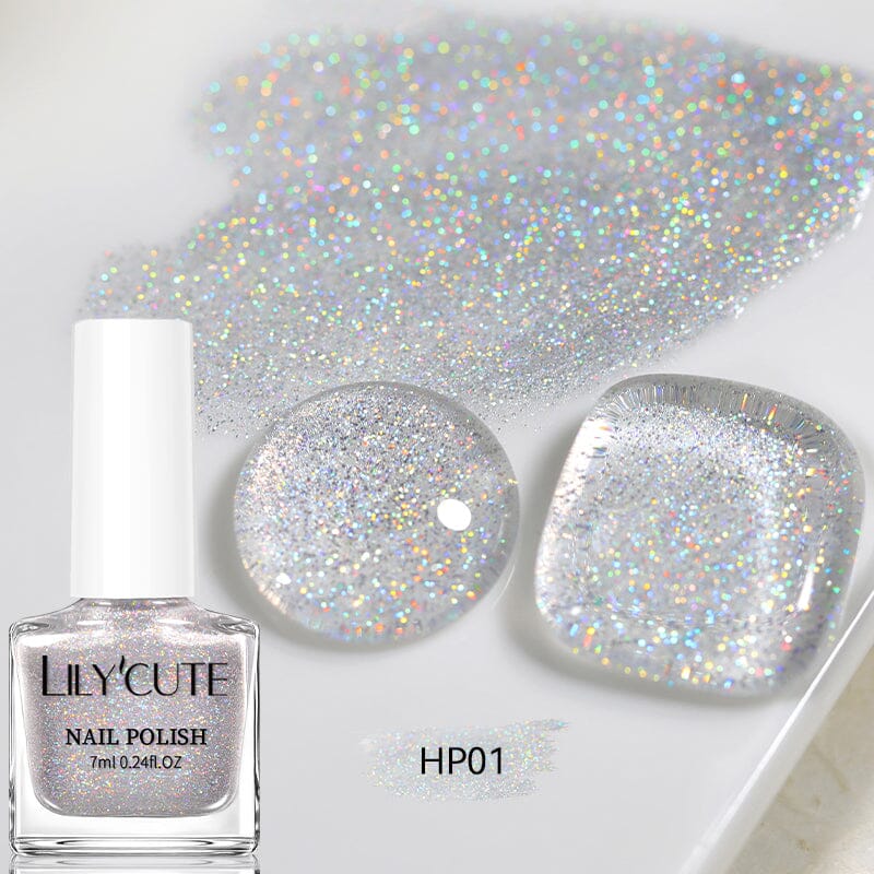 Colorful Glitter Nail Polish 7ml Nail Polish LILYCUTE HP01 