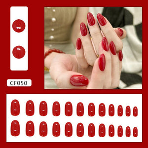 24pcs Press on Nails False Nail Tips Clearance BORN PRETTY CF050 