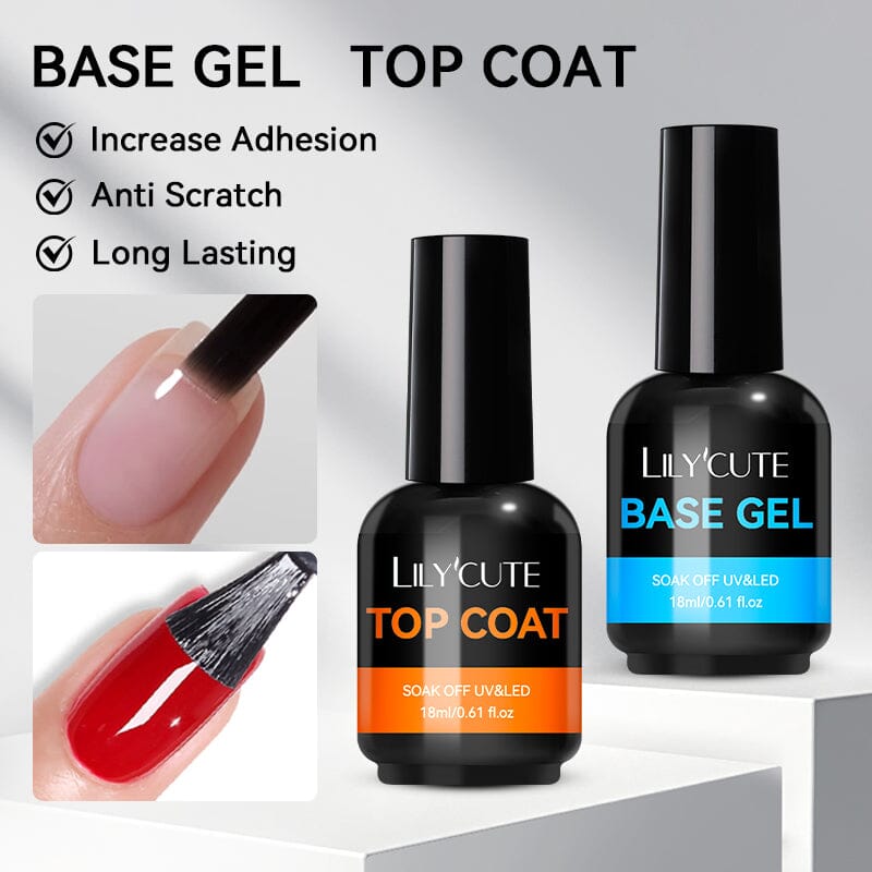 Base Gel Top Coat 18ml Base & Top Coat LILYCUTE 