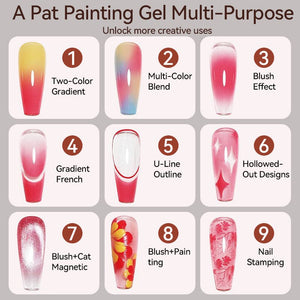 4 In 1 Pat Painting Gel 8ml Gel Nail Polish UR SUGAR 