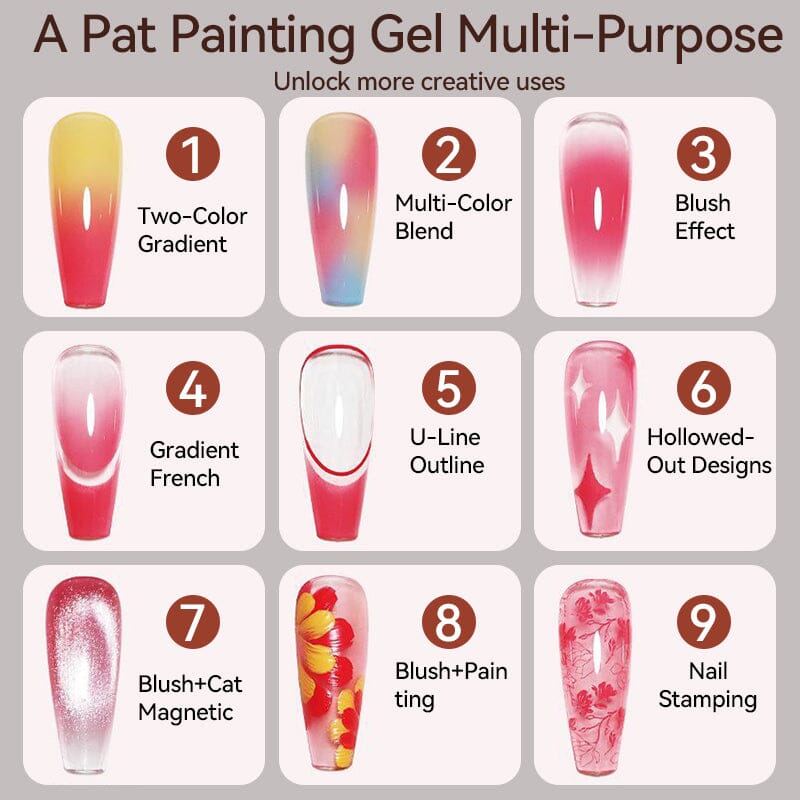 4 In 1 Pat Painting Gel 8ml Gel Nail Polish UR SUGAR 