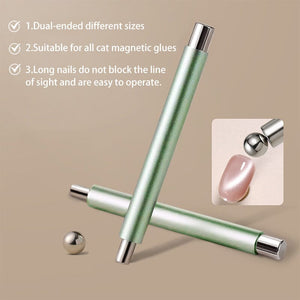 Green Double Head Magnet with Steel Ball Tools & Accessories No Brand 