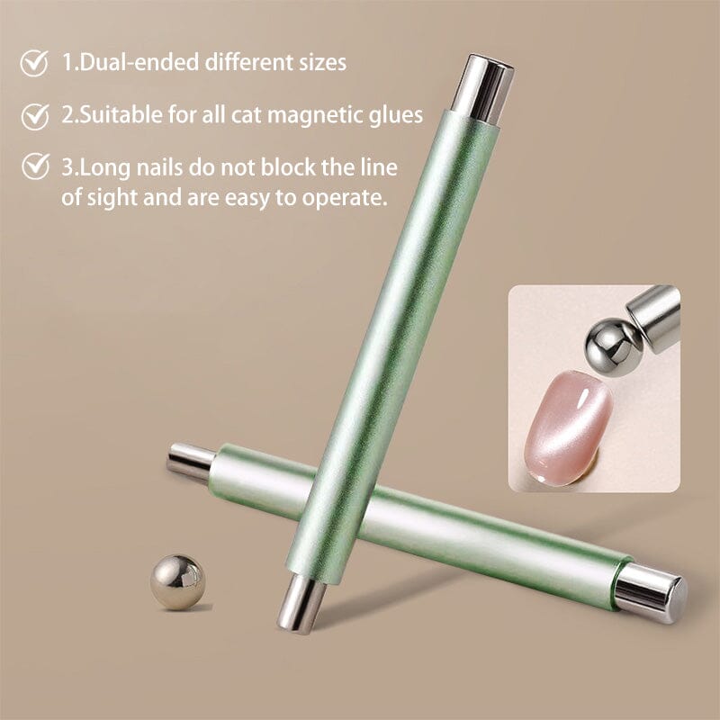 Green Double Head Magnet with Steel Ball Tools & Accessories No Brand 