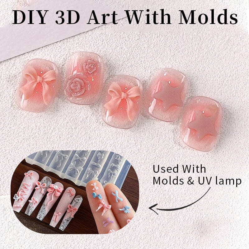 Pink Glitter Extension Nail Gel 150g Extension Nail Gel UR SUGAR 