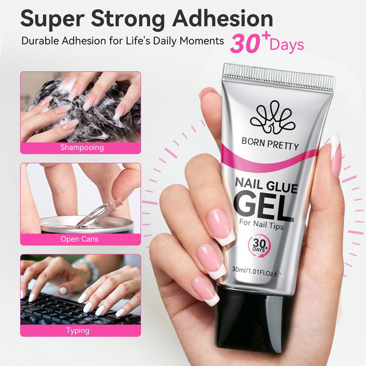 Nail Glue Gel Set Gel Nail Polish BORN PRETTY 