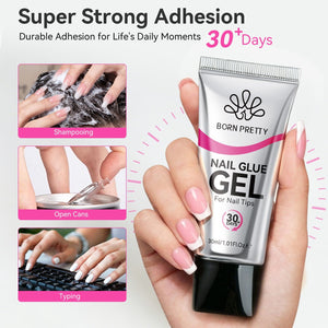 Nail Glue Gel Set Gel Nail Polish BORN PRETTY 