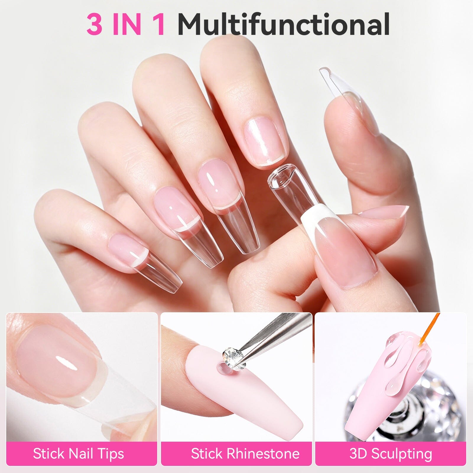 Nail Glue Gel Set Gel Nail Polish BORN PRETTY 