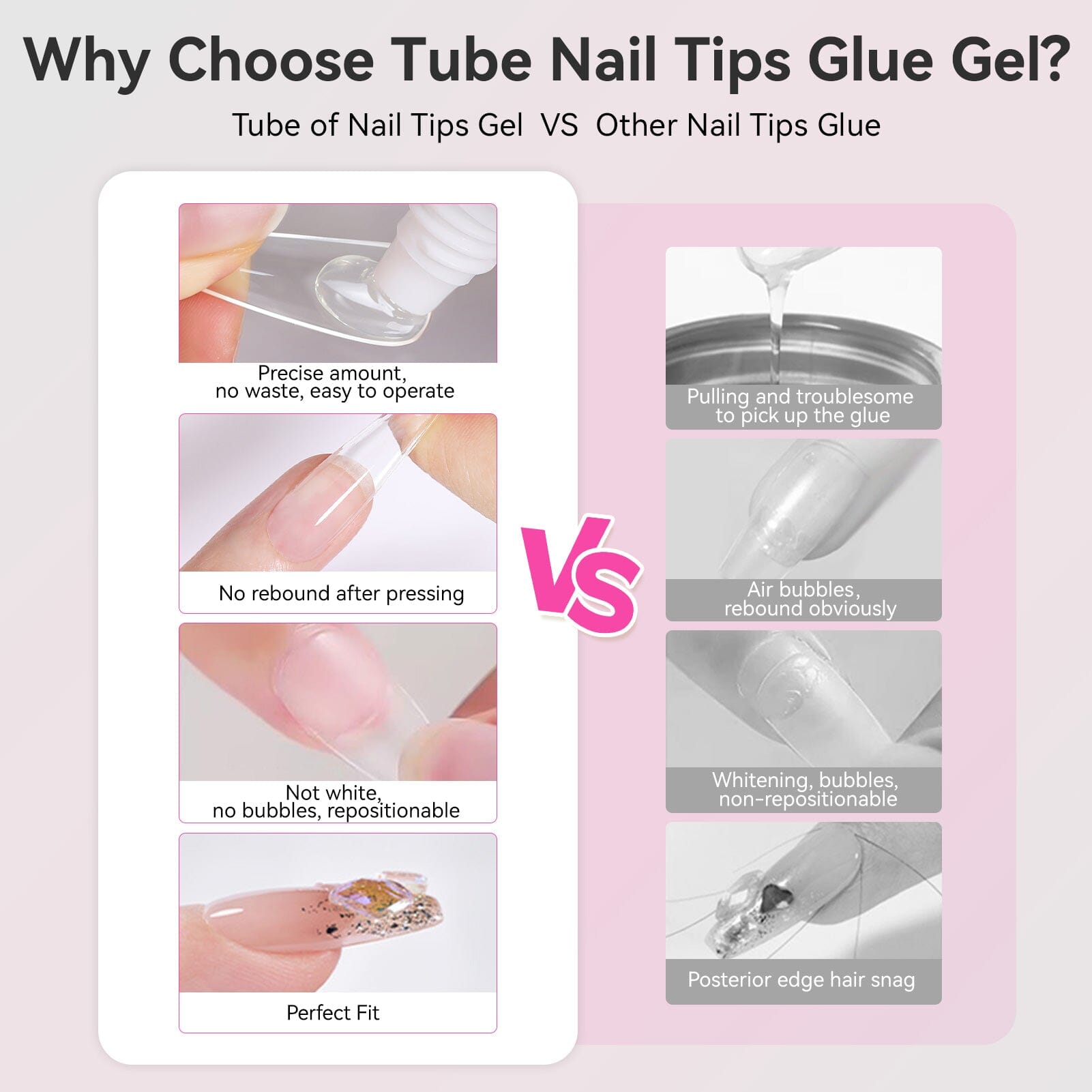 Nail Glue Gel Set Gel Nail Polish BORN PRETTY 