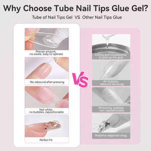 Nail Glue Gel Set Gel Nail Polish BORN PRETTY 