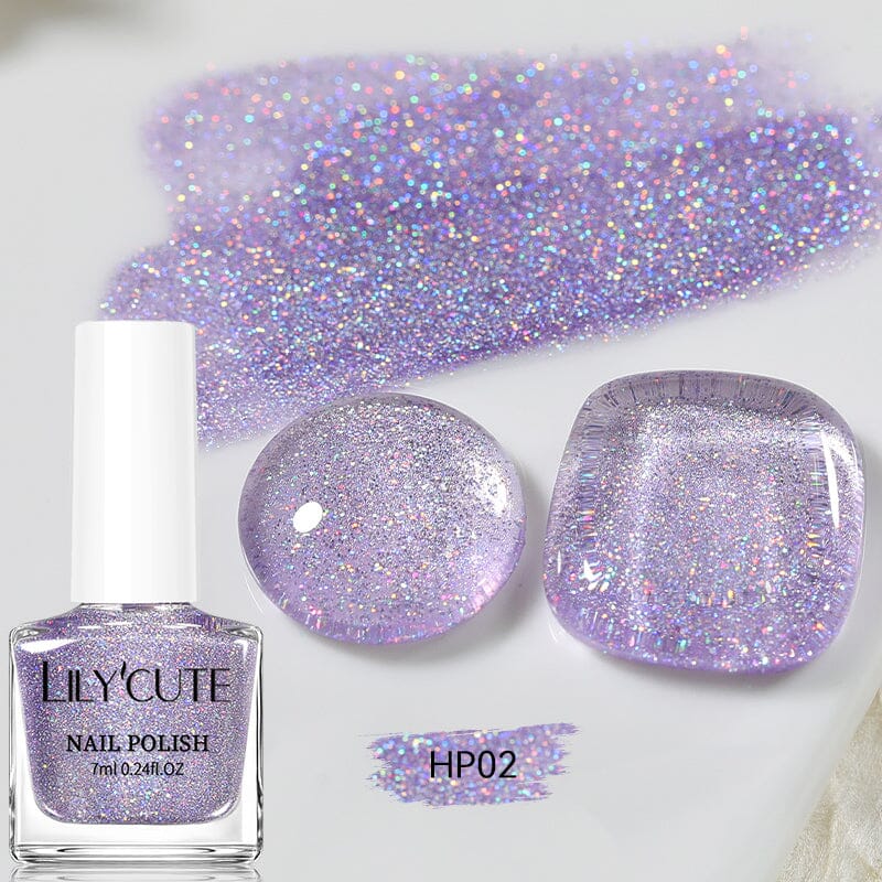 12 Colors Glitter Nail Polish HP01~12 7ml Nail Polish LILYCUTE 