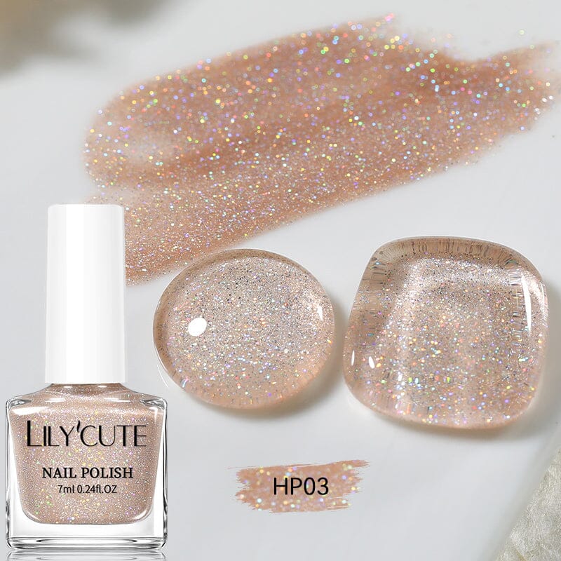 12 Colors Glitter Nail Polish HP01~12 7ml Nail Polish LILYCUTE 
