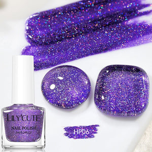 12 Colors Glitter Nail Polish HP01~12 7ml Nail Polish LILYCUTE 