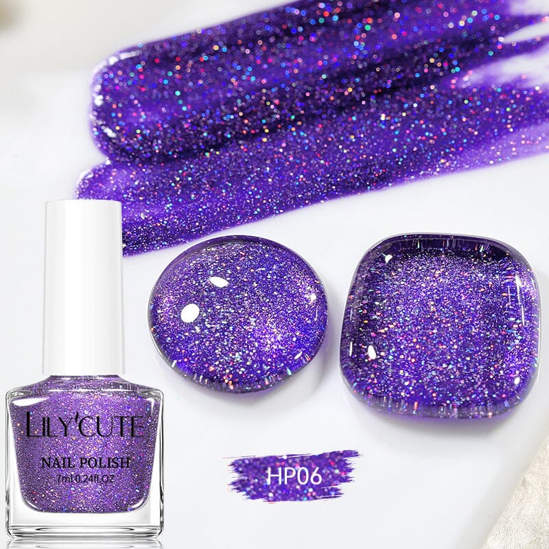 12 Colors Glitter Nail Polish HP01~12 7ml Nail Polish LILYCUTE 