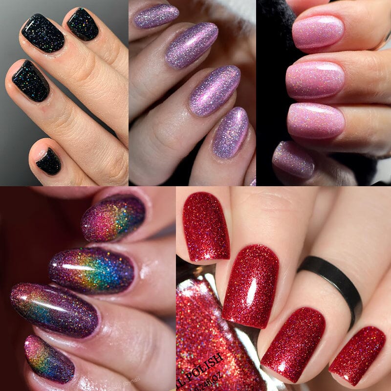 Colorful Glitter Nail Polish 7ml Nail Polish LILYCUTE 