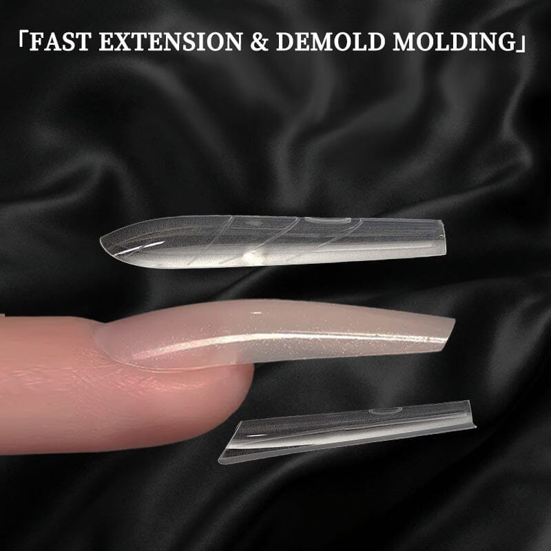 180pcs Coffin Extension Gel Dual Forms Nail Tips No Brand 
