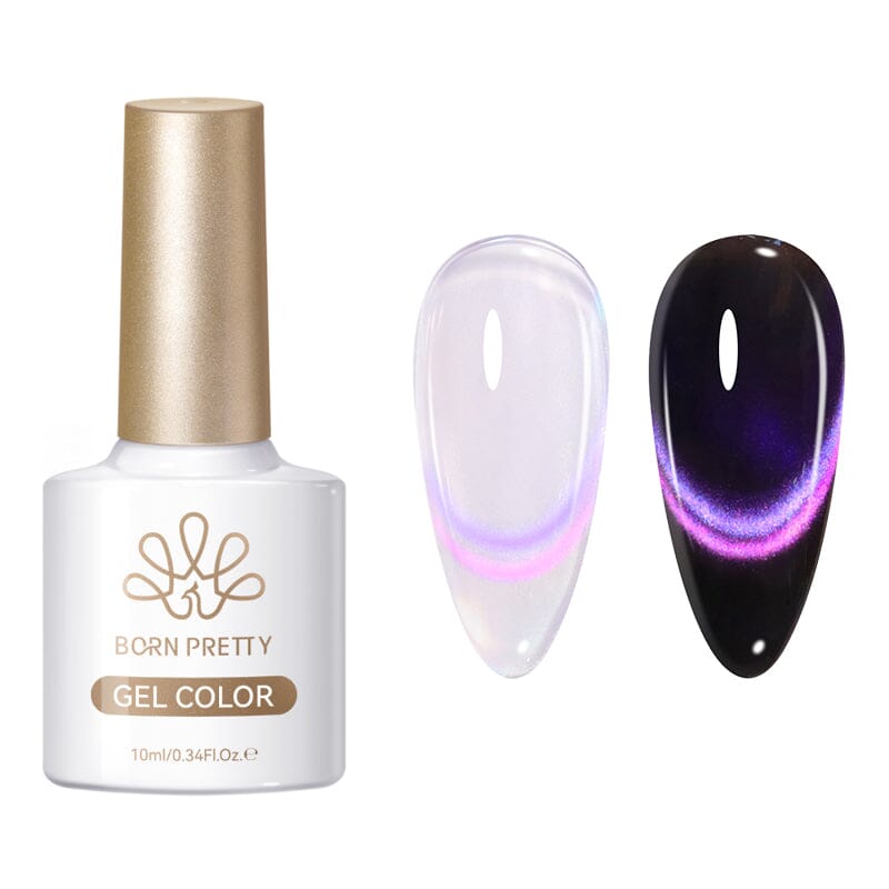 Water Light Cat Magnetic Gel Colored Water 10ml Gel Nail Polish BORN PRETTY MY385 