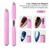 Cat Magnet & Auxiliary Tools Tools & Accessories No Brand Pink 3 in 1 Ring Magnet 
