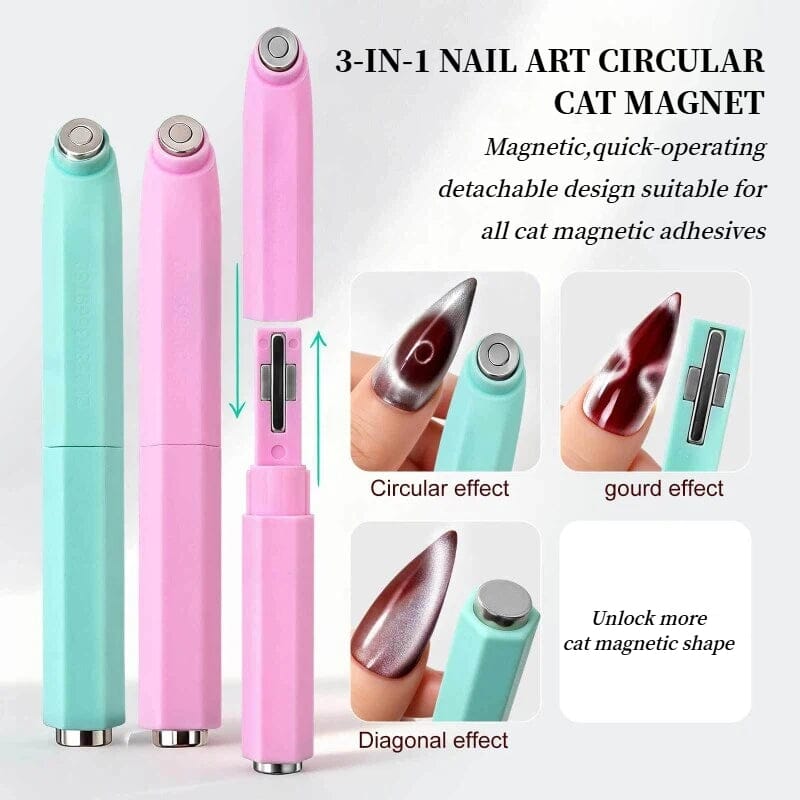 Pink 3 in 1 Ring Shaped Magnet Tools & Accessories No Brand 