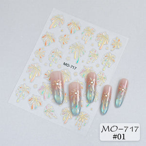 Firework 3D Nail Sticker