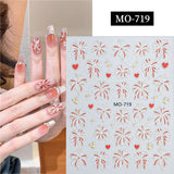 Firework 3D Nail Sticker