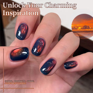 Colored Cat Magnetic Gel MY393 Blazing Sky 10ml HEMA/TPO FREE Gel Nail Polish BORN PRETTY 